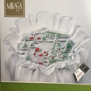 Vintage Mikasa Christmas Bon Bon Dish